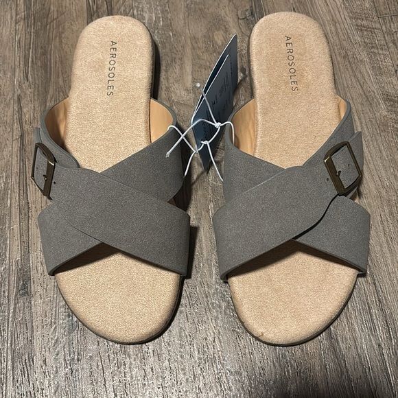 Aerosoles Pierra Slip on,crisscross sandals,supportive,light,flexible,stable - Picture 8 of 11